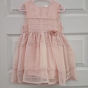 H&M girls pink party dress